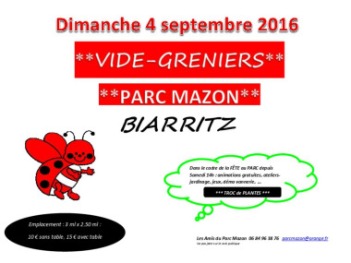 vide-grenier-2016-du-parc-mazon-biarritz-mercdillo de ropa usada-vaciar el granero-pequeños-corazones-cuba-asociacion-sentinelles(miséricorde-misericordia-centre